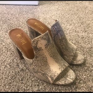 Snakeskin Toe Heeled Shoes